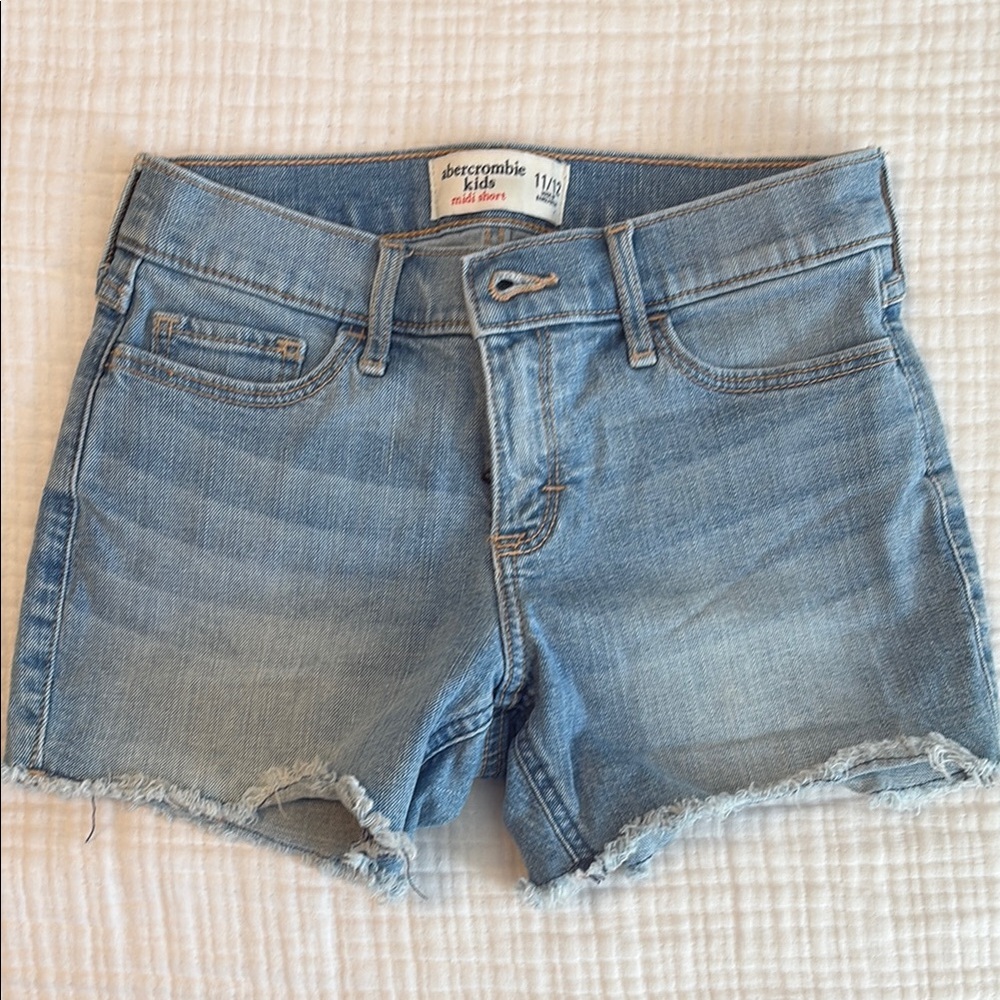 Abercrombie Kids Light Blue Denim Shorts